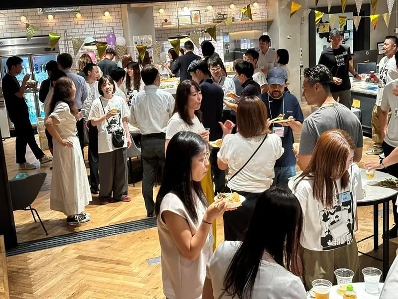 懇親会