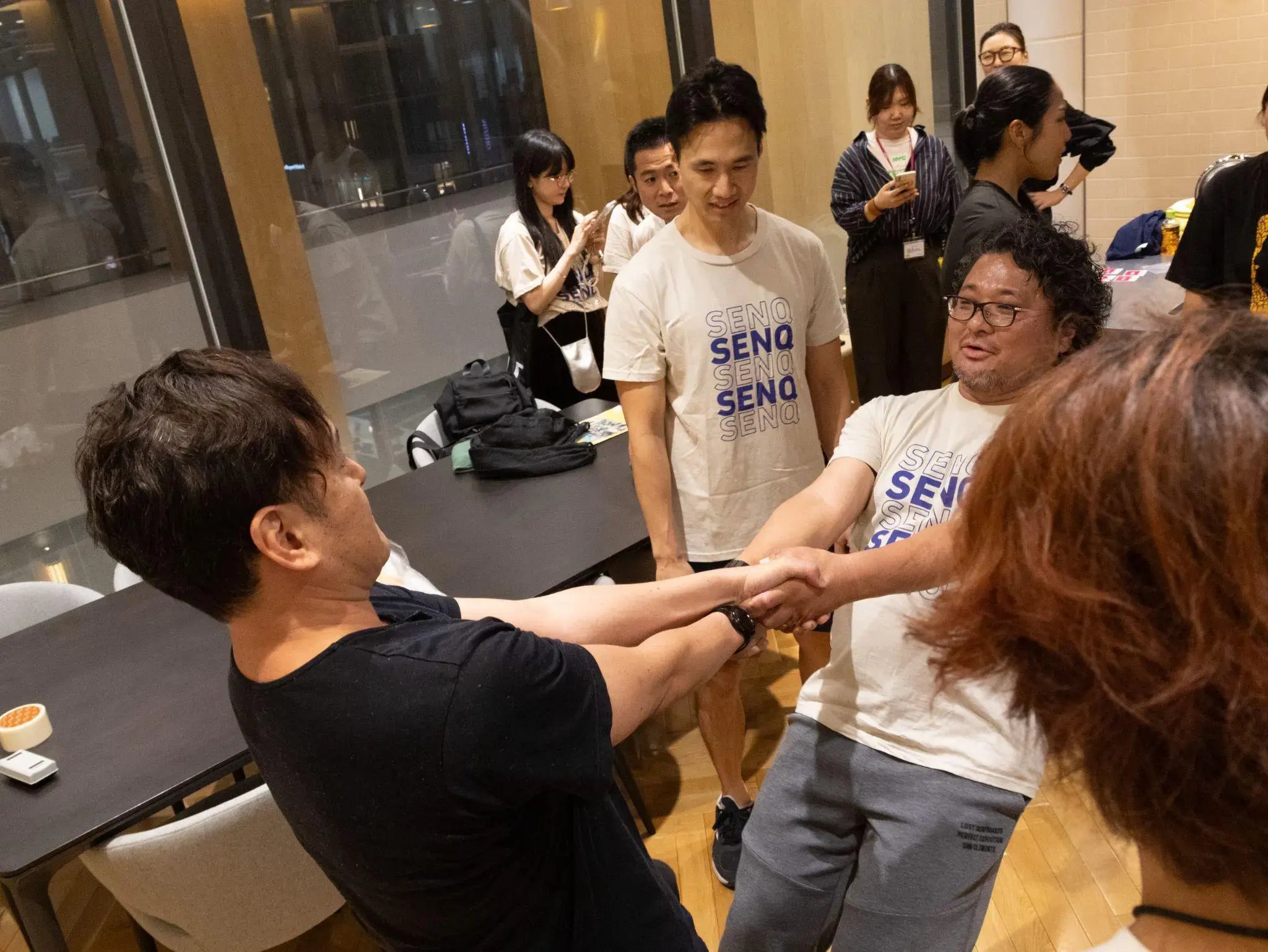 作戦会議の様子