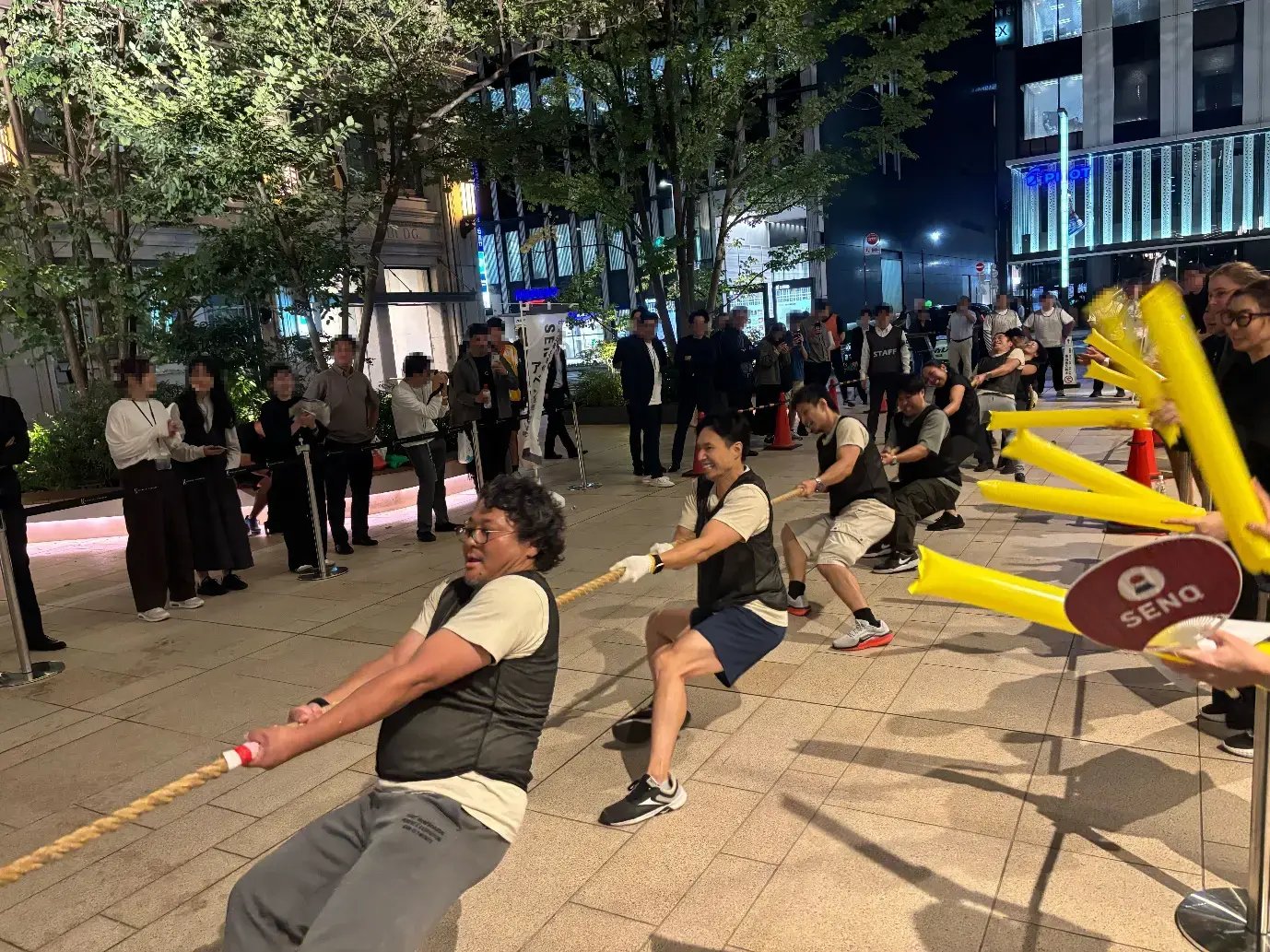 京橋綱引き大会の様子