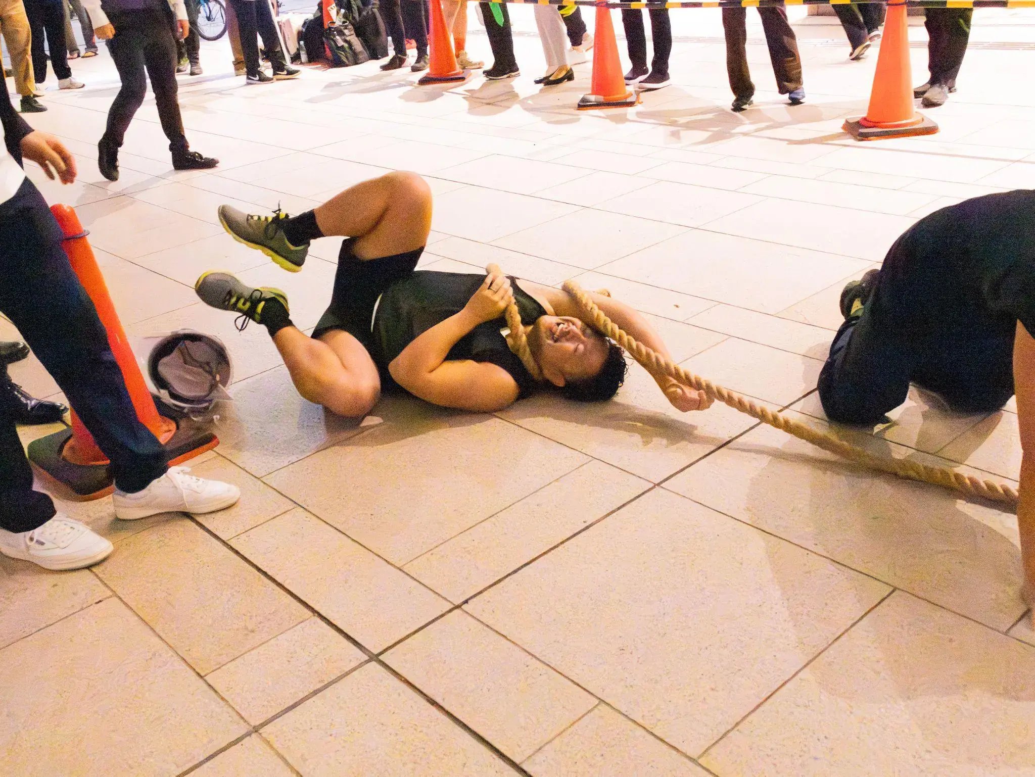 京橋綱引き大会の様子