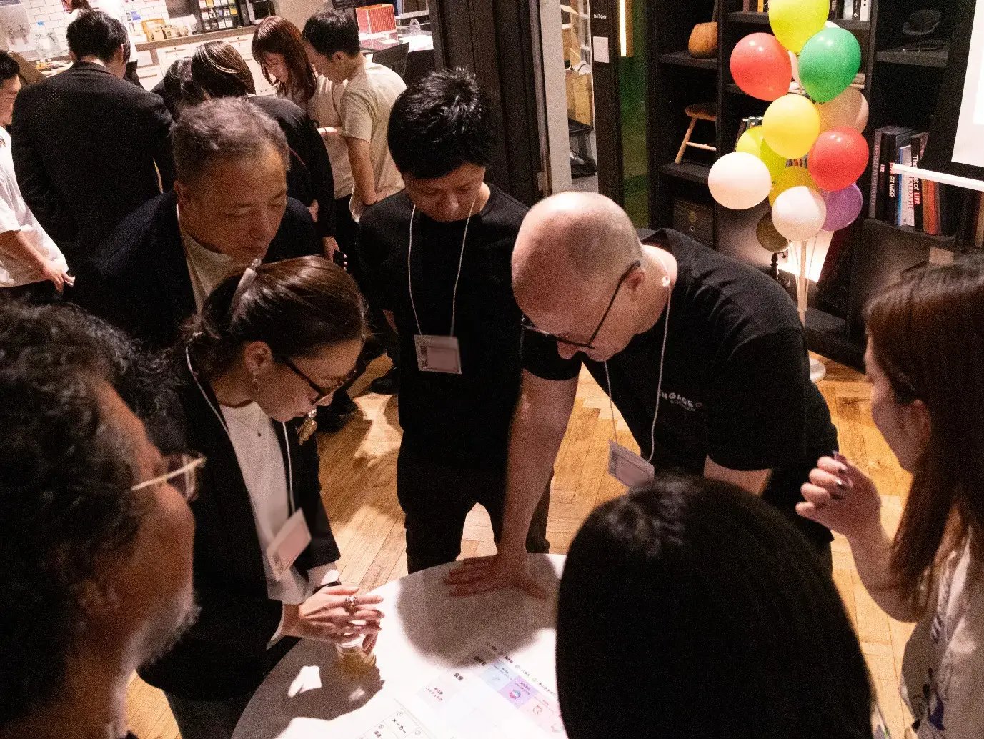 「チーム対抗ゲーム」の様子