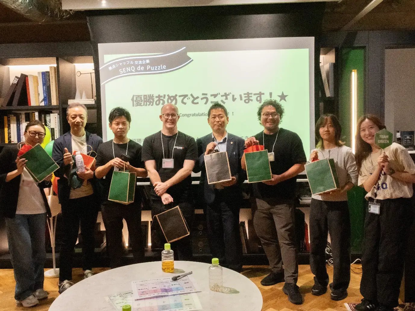 優勝を果たしたチームグリーン