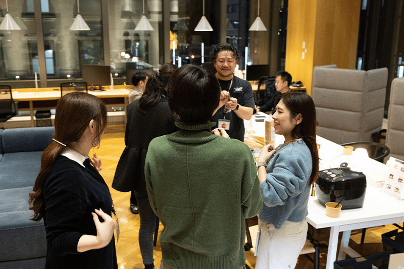 会員さま同士の雑談タイム